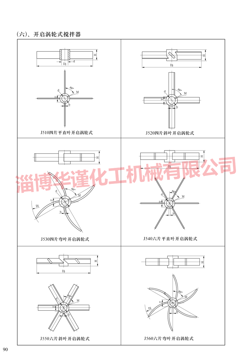 節(jié)能攪拌葉片樣本展示